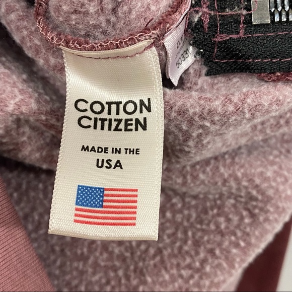 Cotton Citizen Ombré Crewneck Side Zip Pullover Sweatshirt - Picture 9 of 10